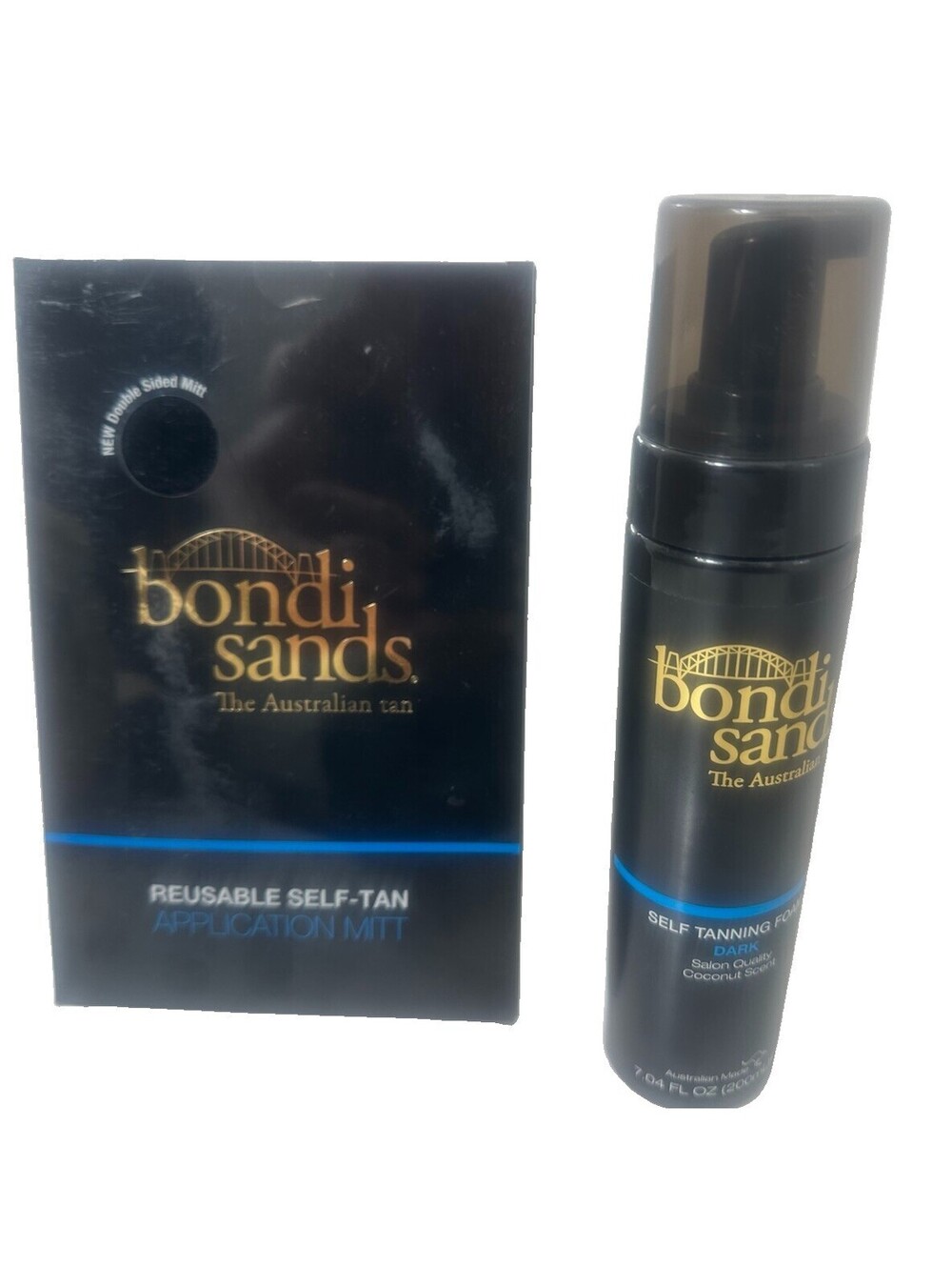 Bondi Sands Reusable Self Tan Mitt And Self Tanning Foam Ultra Dark 6.76 Oz READ